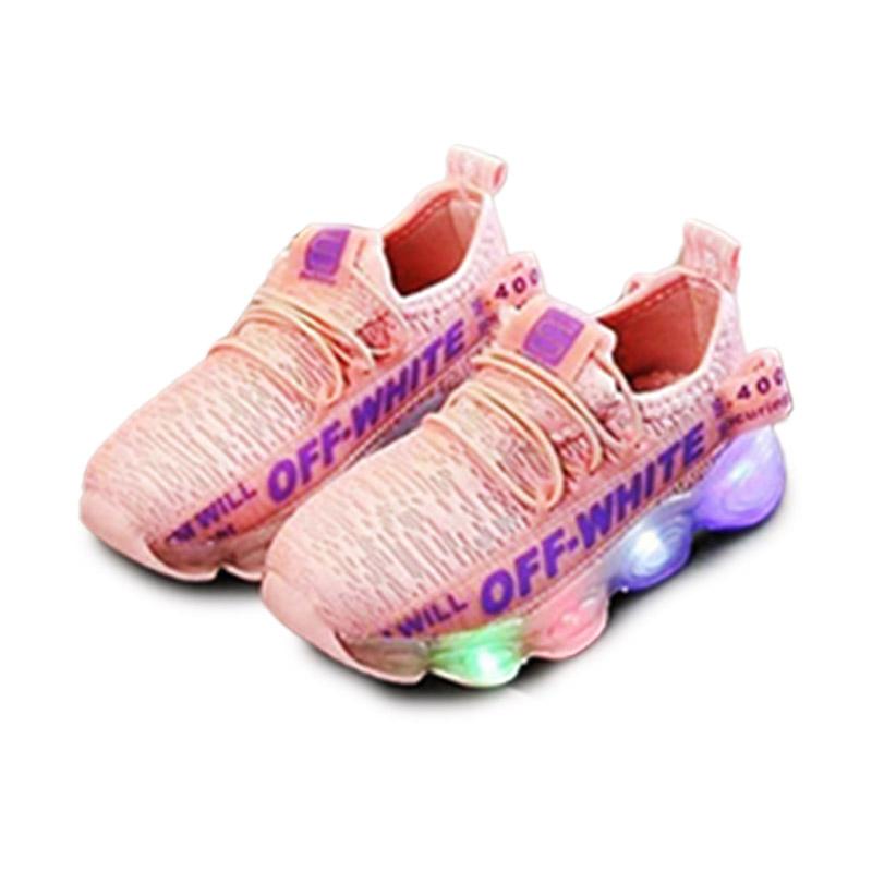Jual Oem Zh Ss032 Sporty Kiddo Lampu Led Sepatu Sneakers Anak Unisex Online Oktober 2020 Blibli Com
