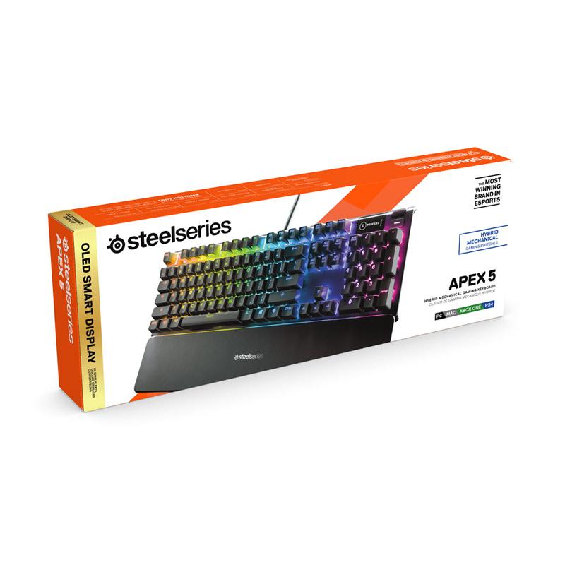 Jual Steelseries Apex 5 Hybrid Mechanical Gaming Keyboard Online Desember 2020 Blibli