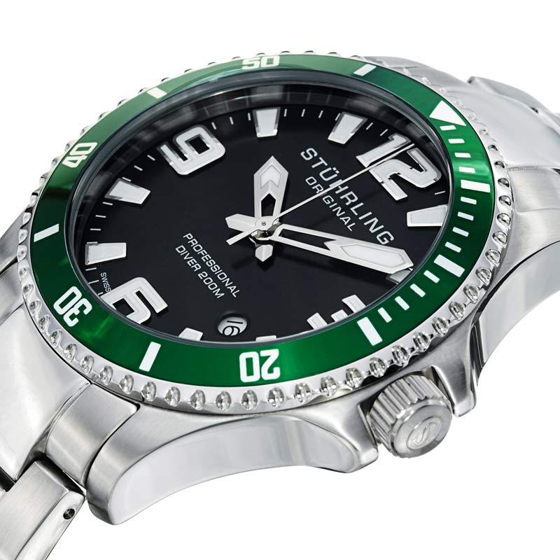 Jual Stuhrling Regatta Champion Jam Tangan Pria Green 395