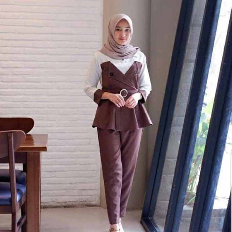 Promo Jesla Fashion Andra Set Baloteli atasan Bawahan Baju