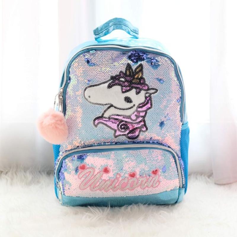 Jual Faye Korean Faye Sequin Manik Unicorn Pom Pom L 10515 Justice