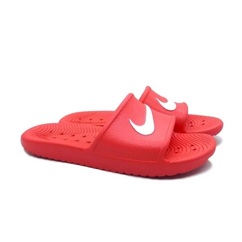 Jual NIKE Kawa Shower Track Red White Sandal Pria 832528 603