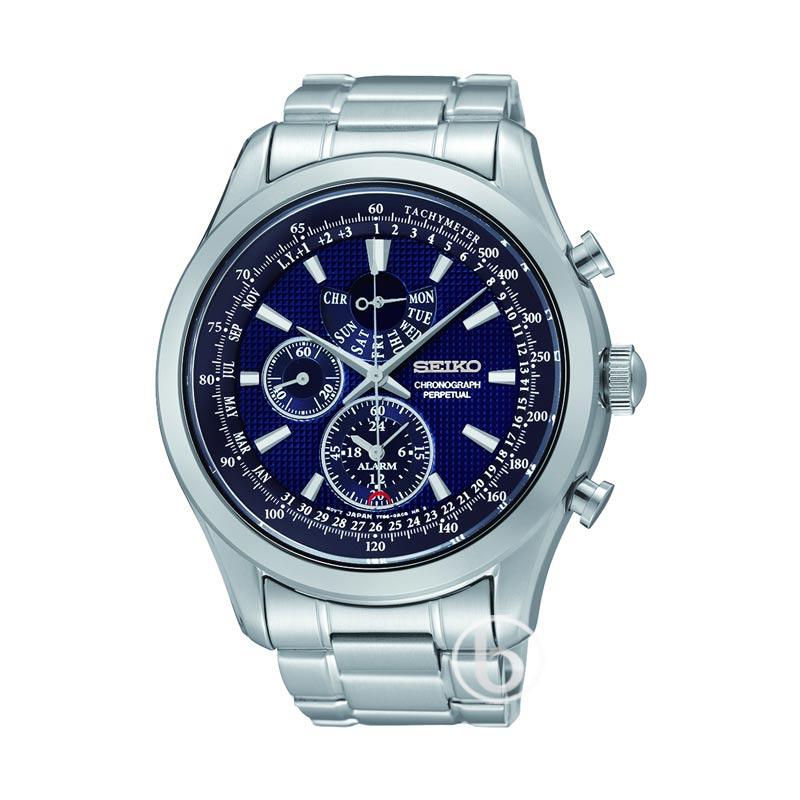 Seiko Chronograph Perpetual Calendar Jam Tangan Pria Original SPC 125P1