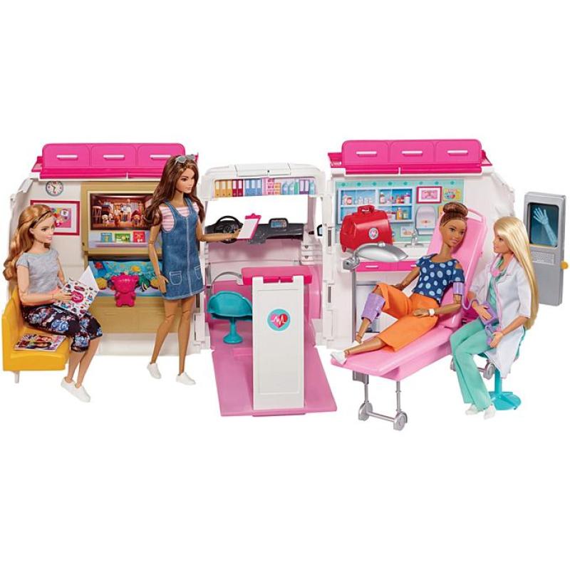 barbie careers care clinic ambulance