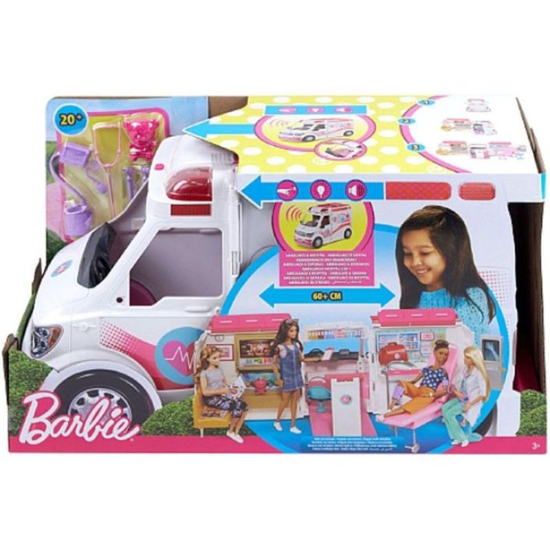 barbie careers care clinic ambulance