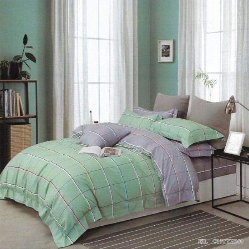 Jual Sleep Buddy Set Sprei Dan Bed Cover Two Side Square Cotton