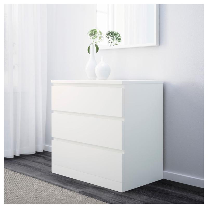 Jual Ikea Malm Lemari 3 Laci Online September 2020 Blibli Com