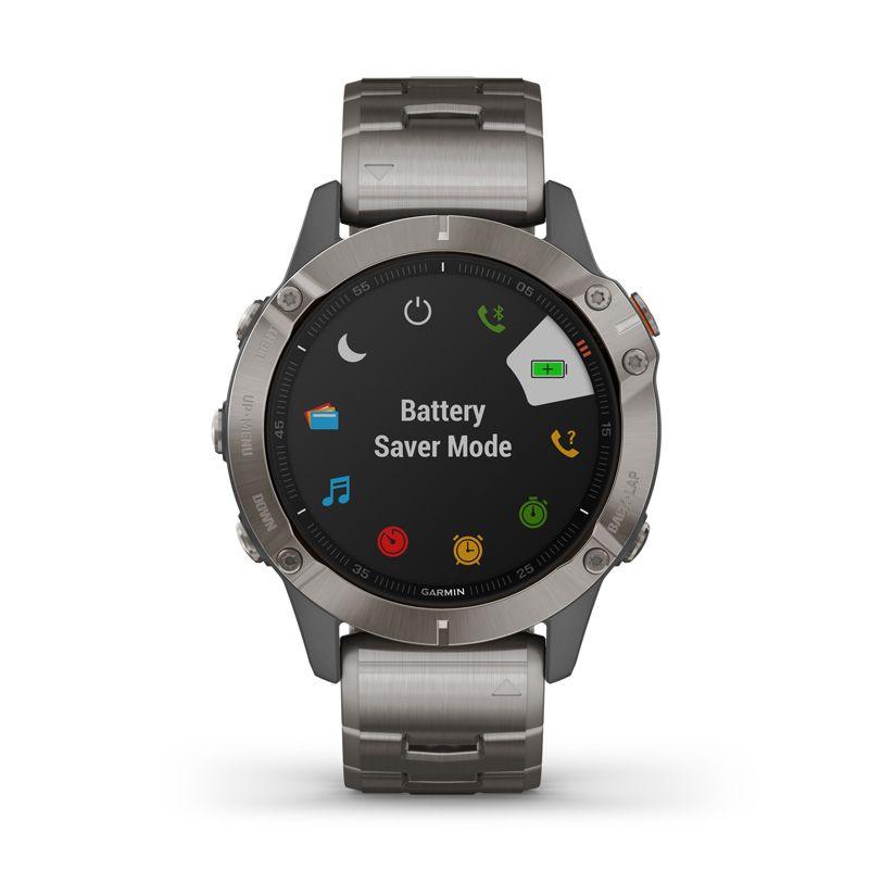 Jual Garmin Fenix 6 Sapphire Titanium With Vented Titanium Bracelet Smartwatch Silver 32gb Online Januari 2021 Blibli