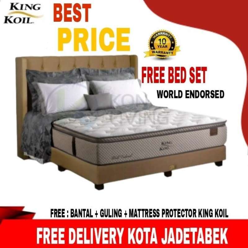 Jual Springbed King Koil World Endorsed Free Bed Set Ukuran