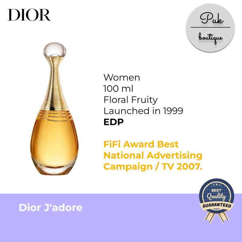 Jual Parfum Dior Jadore Women Original EDP 100ml di Seller Puk