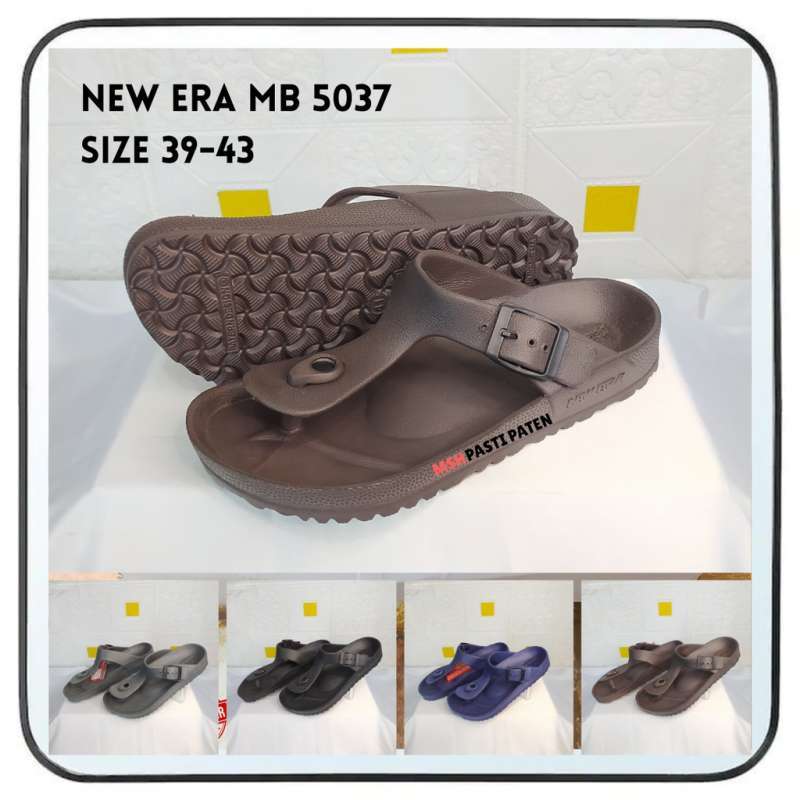 Jual New Era Sandal Jepit Gesper Pria Sendal Santai Pria Original 42 Coklat Di Seller Msh Pasti Paten Kedaung Kota Tangerang Selatan Blibli