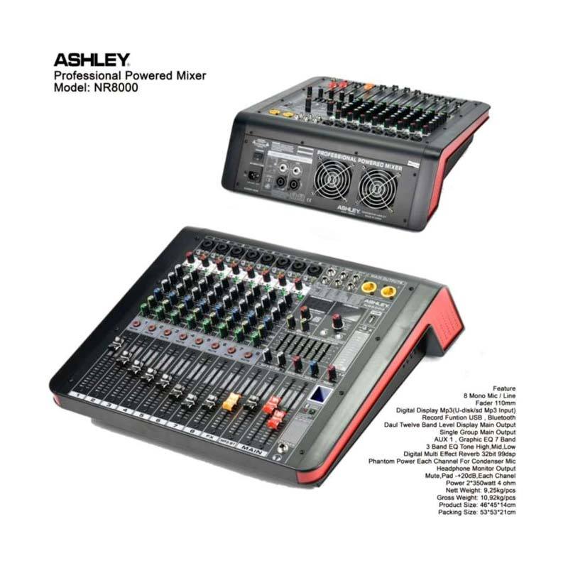 Jual Ashley Nr 8000 Power Mixer Original Online September 2020 Blibli Com