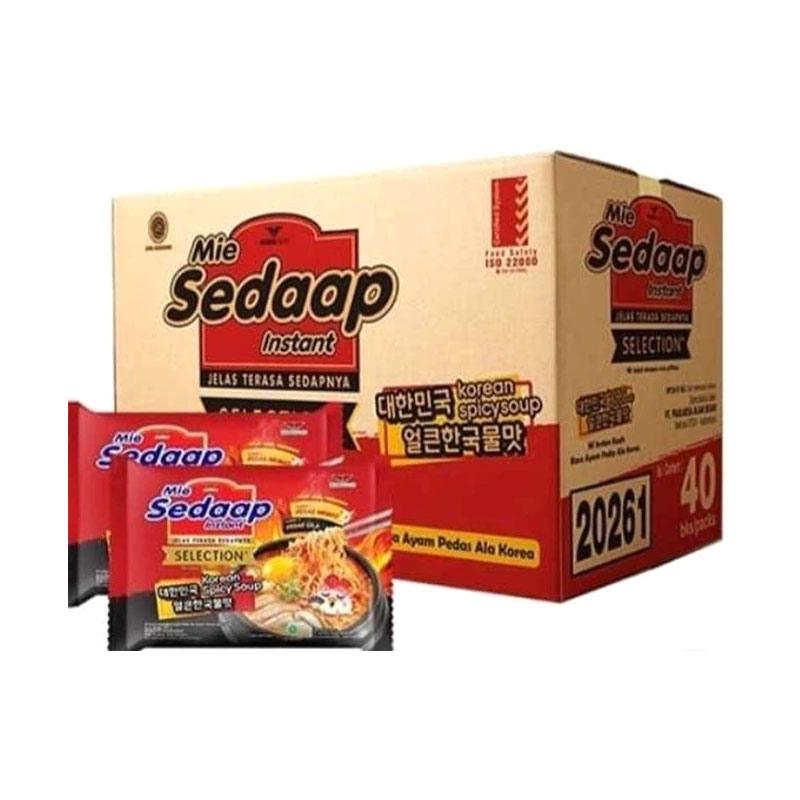 Jual Sedaap Korean Spicy Soup Mie Instant 77 G 1 Dus Online Desember 2020 Blibli