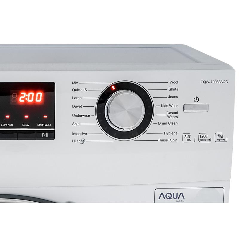 Jual Aqua Japan Fqw 700636qd Mesin Cuci With Hijab Mode Front Loading 7 Kg Online November 2020 Blibli Com