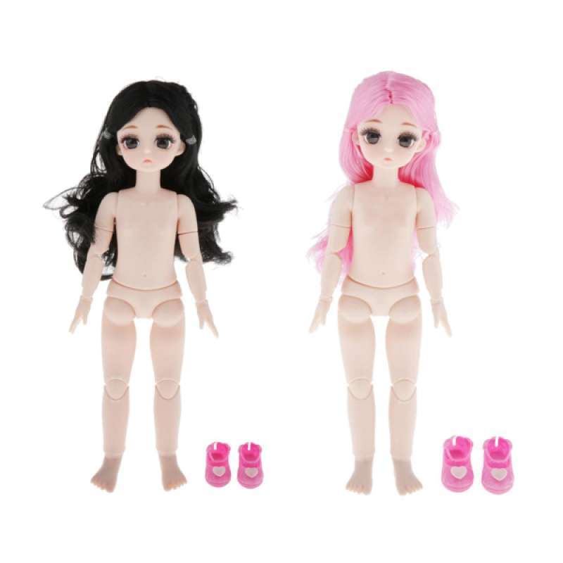 dolls with plastic hair