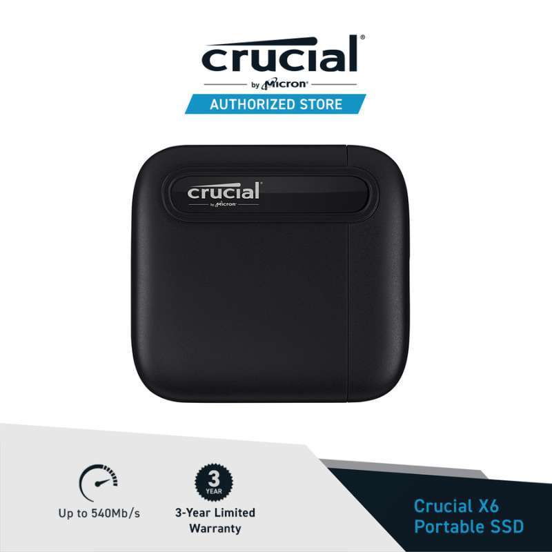 CRUCIAL X6 PORTABLE SSD 1TB Unboxing & Testing.