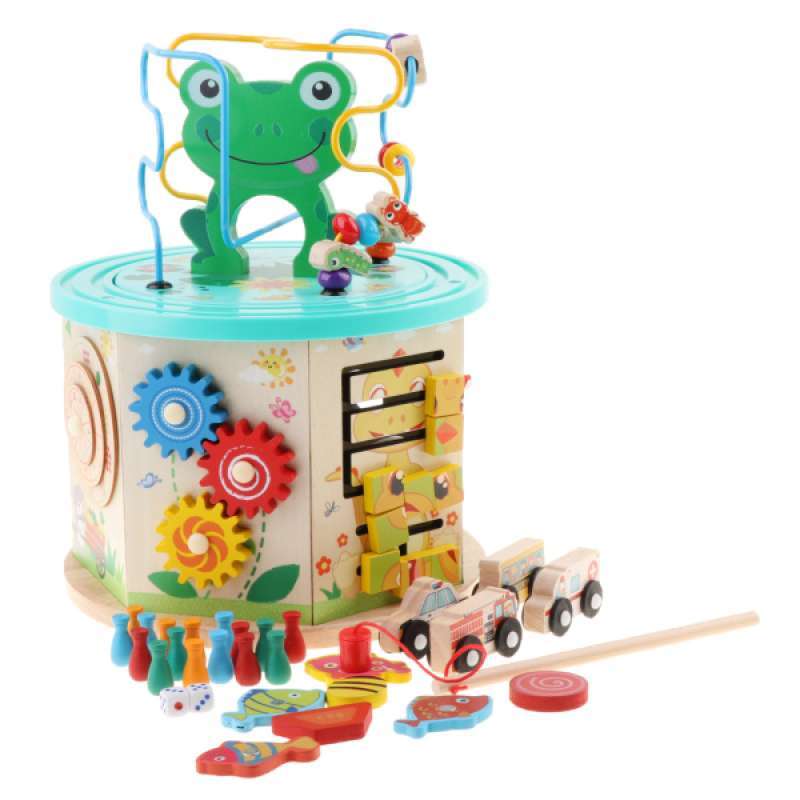 wooden cube toy baby