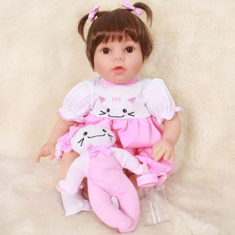Jual Oem Reborn Baby Soft Vinyl Doll Realistic Newborn Doll In Outfits 50cm 20inch Online September 2020 Blibli Com