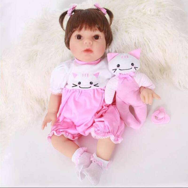 Jual Oem Reborn Baby Soft Vinyl Doll Realistic Newborn Doll In Outfits 50cm 20inch Online September 2020 Blibli Com