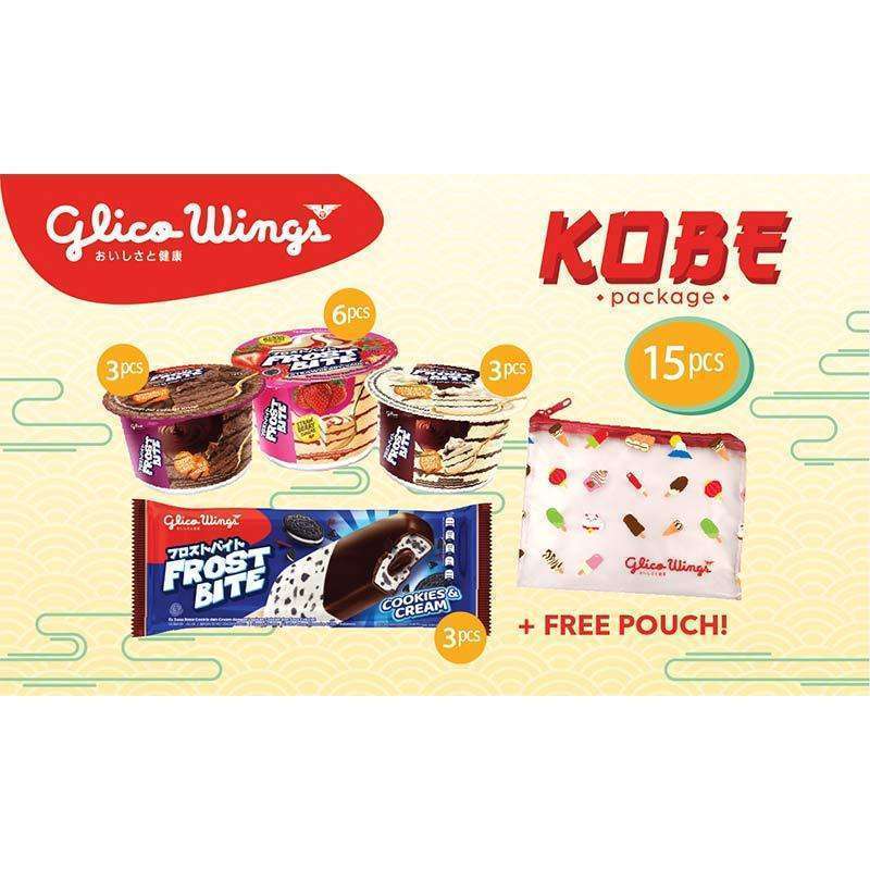 Jual Smg Jog Solo Glico Wings Ice Cream Kobe Pack Free Pouch Online September 2020 Blibli Com