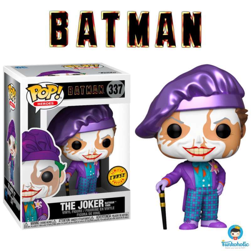 Funko POP! Heroes Batman 1989 The Joker Beret Vinyl Figure [Limited Chase]
