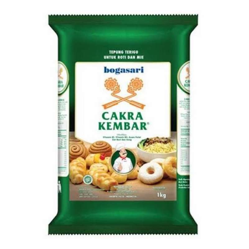 Jual Bogasari Tepung Terigu Cakra Kembar 1 Kg Online Februari 2021 Blibli