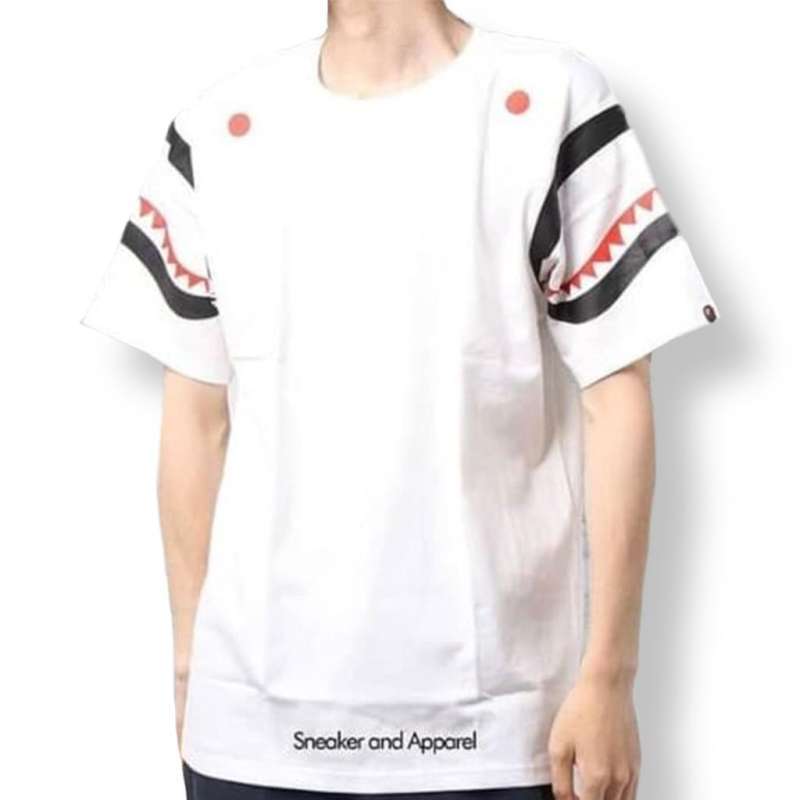Bape shark shoulder tee store