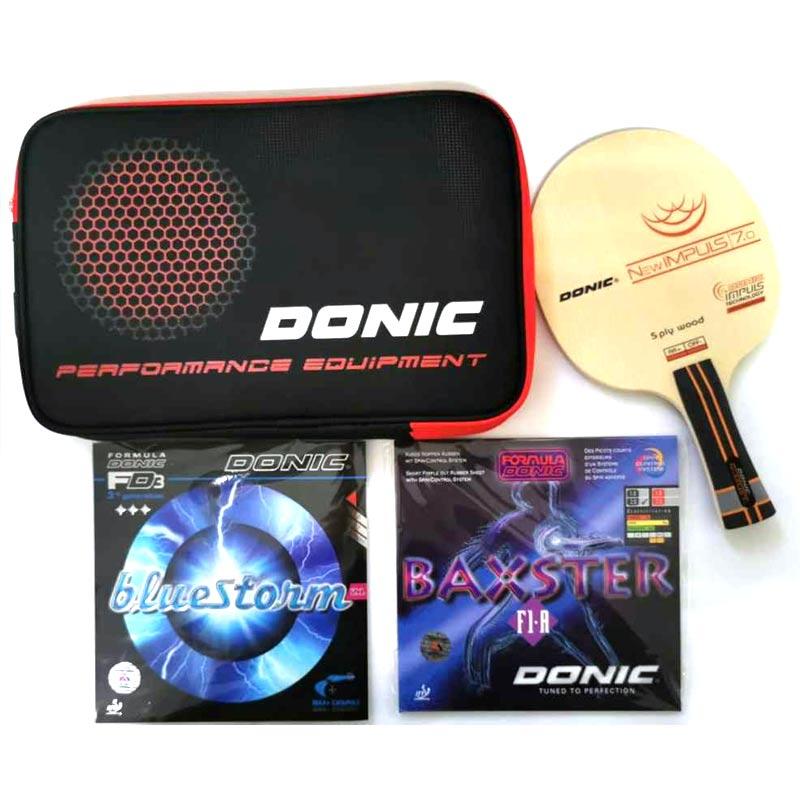 Jual Paket Bat Pingpong Donic New Impuls 7 0 Plus Karet Bintik Serang Set Online Maret 2021 Blibli