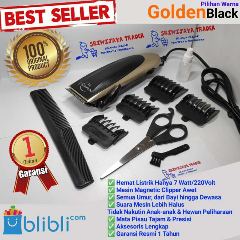 Jual Hair Clipper Alat Cukur Rambut Harnic Heles Hcl 001 Pro Like Wahl Online Oktober 2020 Blibli Com