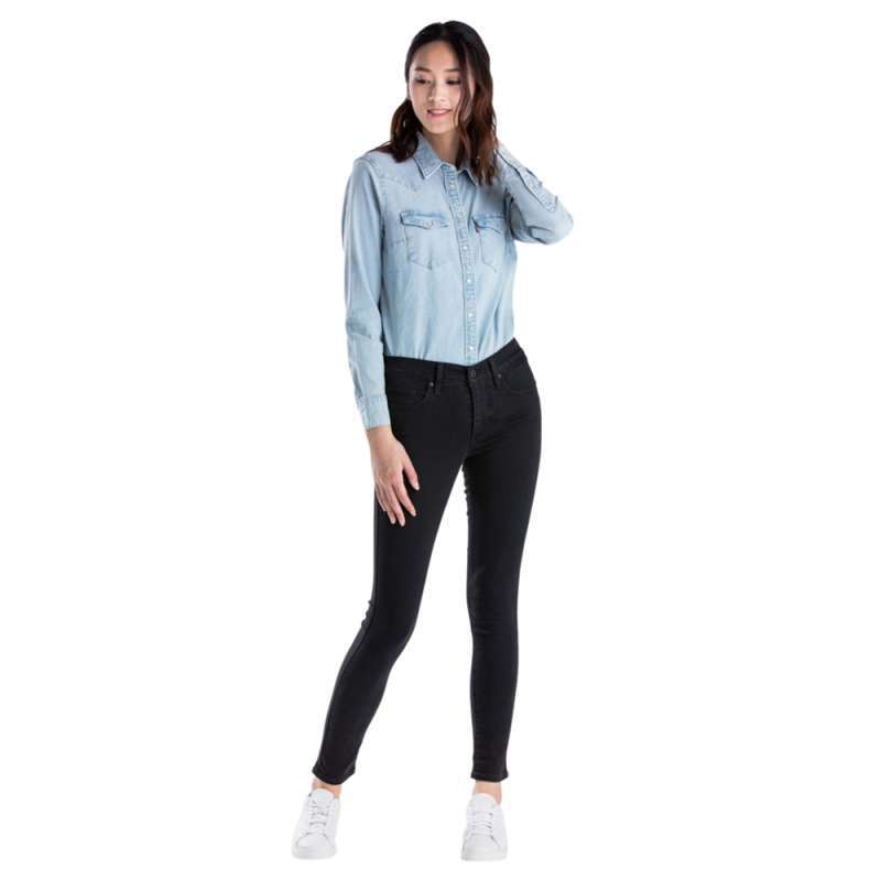Promo Levi's 311 Shaping Skinny Celana Jeans Wanita Soft Black