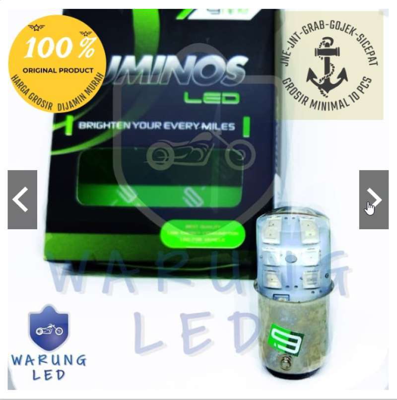 Jual Luminos Lampu Rem Motor Mobil S25 Socket Bayonet Dc Rem Kedip Online Desember 2020 Blibli