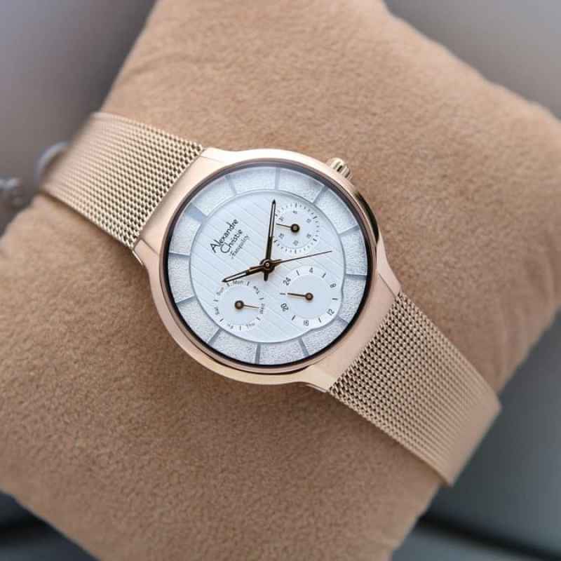 Jual Alexandre Christie Ac 6245 Ac6245bfb Jam Tangan Analog Wanita Original Online Januari 2021 Blibli