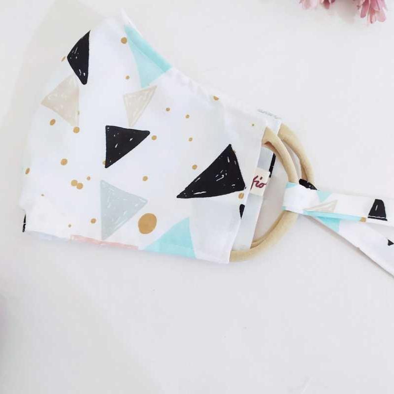 Jual Fiore Motif Triangle 3 Masker Kain Murah Mei 2021 Blibli