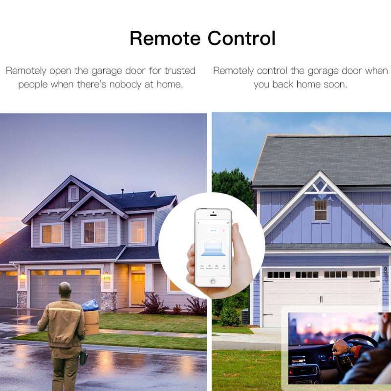 Jual Wifi Smart Garage Door Controller Smart Life App Remote Open Close Monitor Compatible With Alexa Echo Google Home No Hub Require Online Desember 2020 Blibli