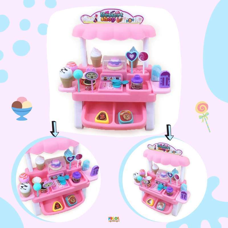 Jual Mainan Jualan Ice Cream 716 3l Hello Kitty Dessert Shop Online Oktober 2020 Blibli Com