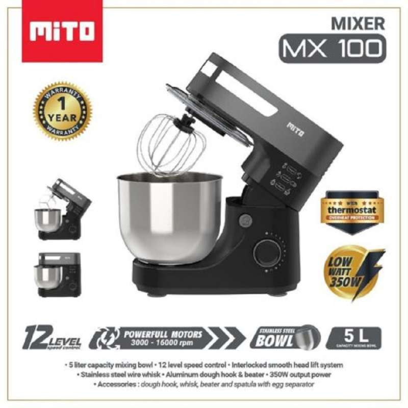 Jual Standing Mixer Besar Mito Mx100 Kapasitas Wadah 5 Liter Bagus Murah Hemat Listrik Semarang Online Oktober 2020 Blibli Com