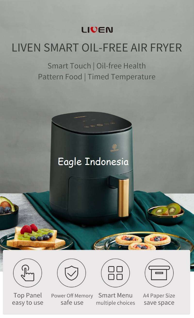 Xiaomi Liven G 5 Oasis Series Air Fryer Shopee Indonesia