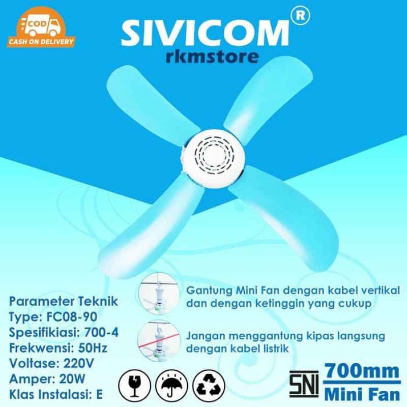 Jual Sivicom Kipas Angin Baling Baling Sv 816 20w Online September 2020 Blibli Com