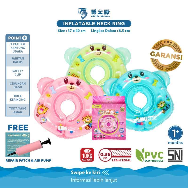 Jual Doctor Dolphin Baby Neck Ring Ban Renang Bayi Ban Leher Bayi Pink 1ppcs Online September 2020 Blibli Com