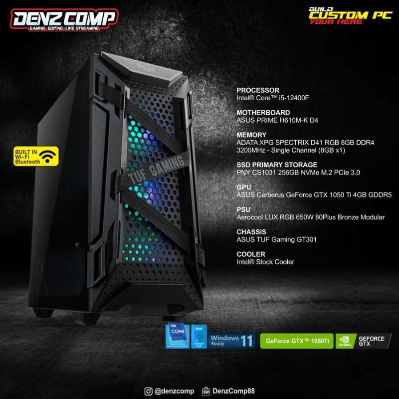 Jual Asus X Intel I5-12400f|gtx 1050 Ti|8gb|nvme|early 2022 Di - Main Image