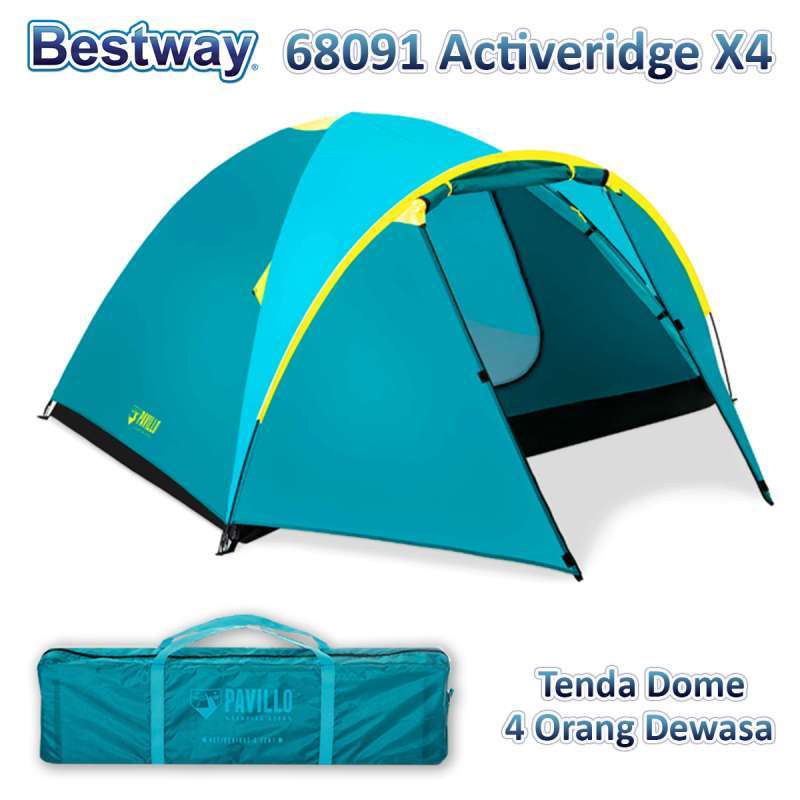 Jual Tenda Camping Dome 4 Orang Montana Pavillo X4 Tent Bestway 68091 Hijau Hijau Tosca Di Seller Yoshi Kab Tangerang Banten Blibli