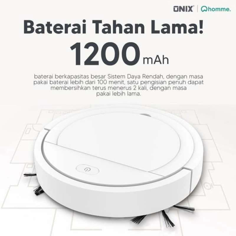 onix rox robot vacuum cleaner pembersih lantai otomatis vakum debu
