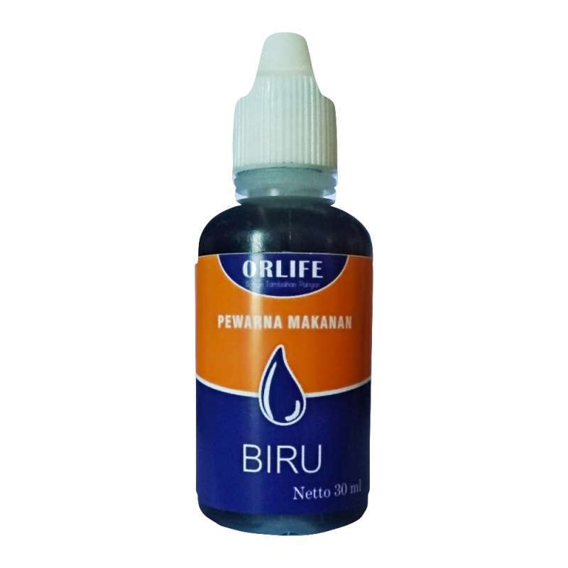 Pewarna Makanan Warna Biru Orlife 30 Ml Terbaru Agustus 2021 Harga Murah Kualitas Terjamin Blibli