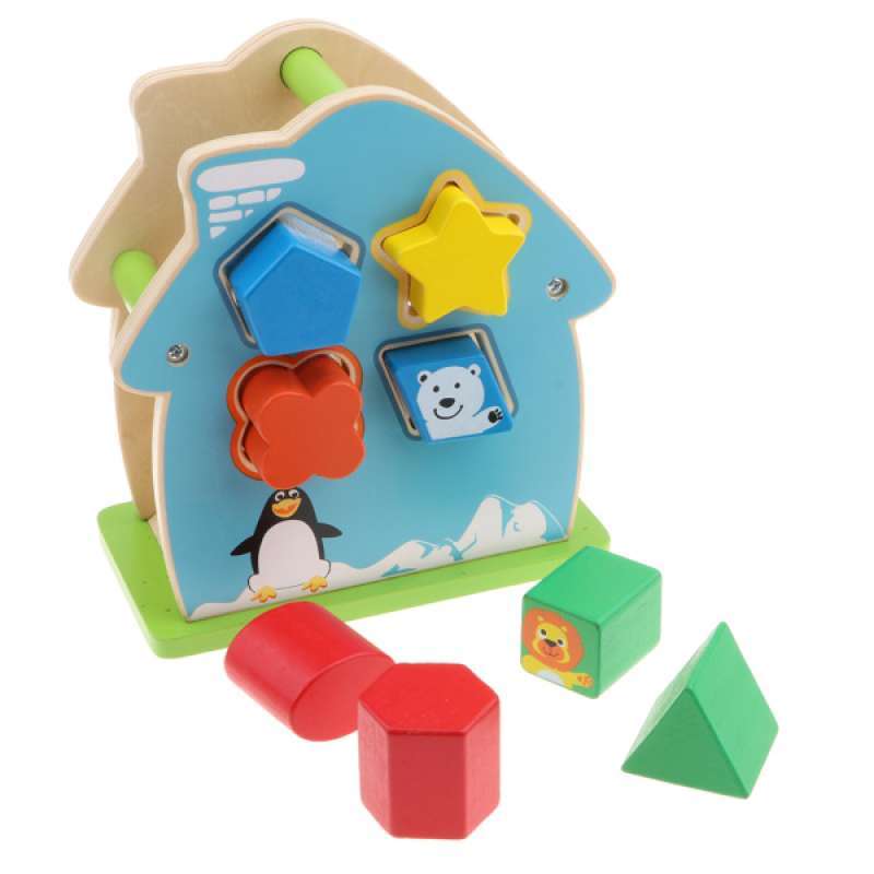 Promo Kids Wooden Color Blocks Shape 