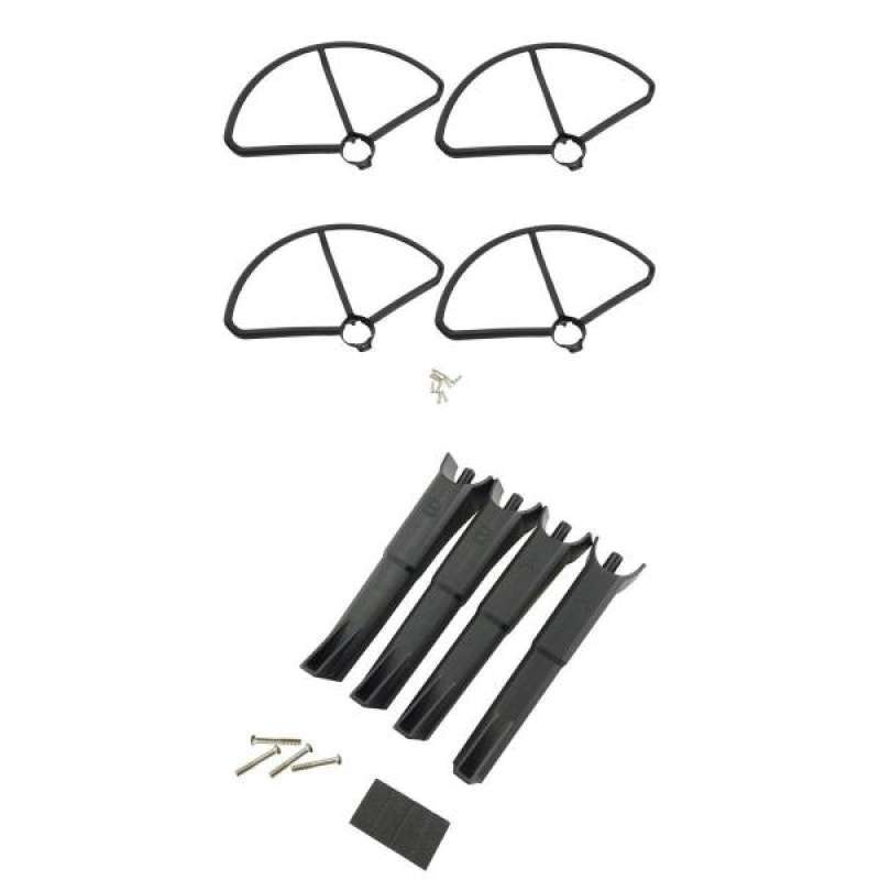 Fityle 8pcs RC Drone Protector Body Guard Parts for MJX B2C B2W Bugs 2 Replacement