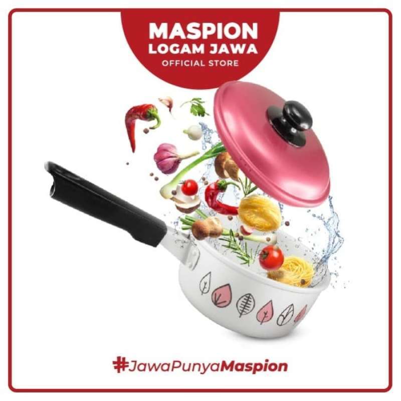 maspion panci lady chef 18 cm single handle panci aluminium