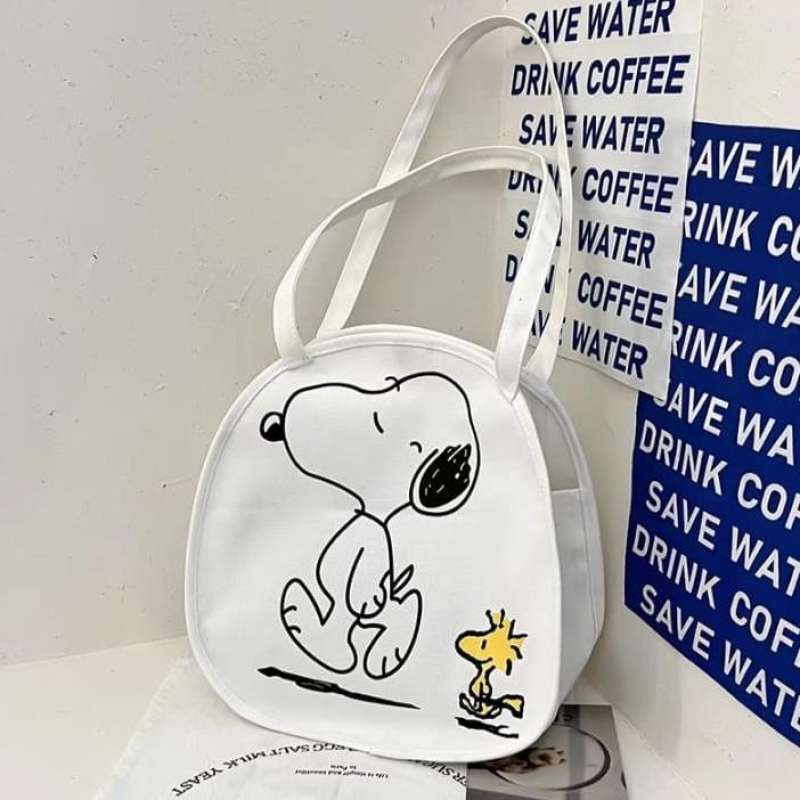 Tas Snoopy Tas Bahu Snoopy Tote Bag Snoopy Tas Import Snoopy