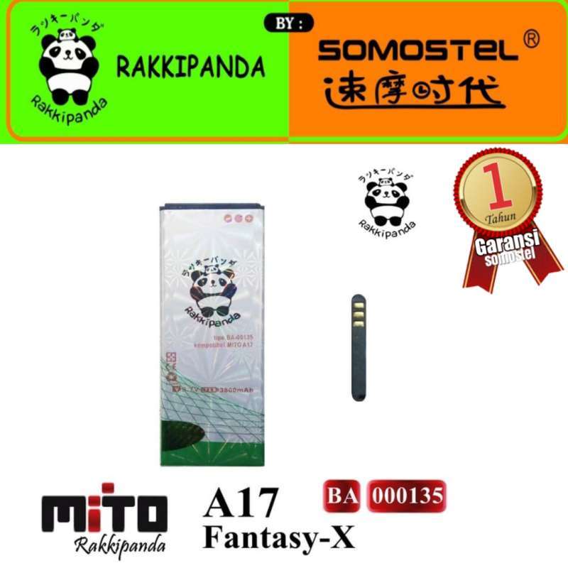 Jual Rakkipanda Baterai For Mito A17 Fantasy X Online September 2020 Blibli Com