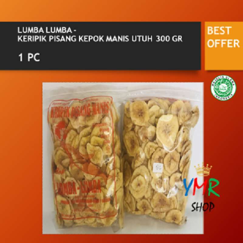 Keripik Pisang Kepok Manis Cap Lumba Lumba 300gr Terbaru Agustus 2021 Harga Murah Kualitas Terjamin Blibli