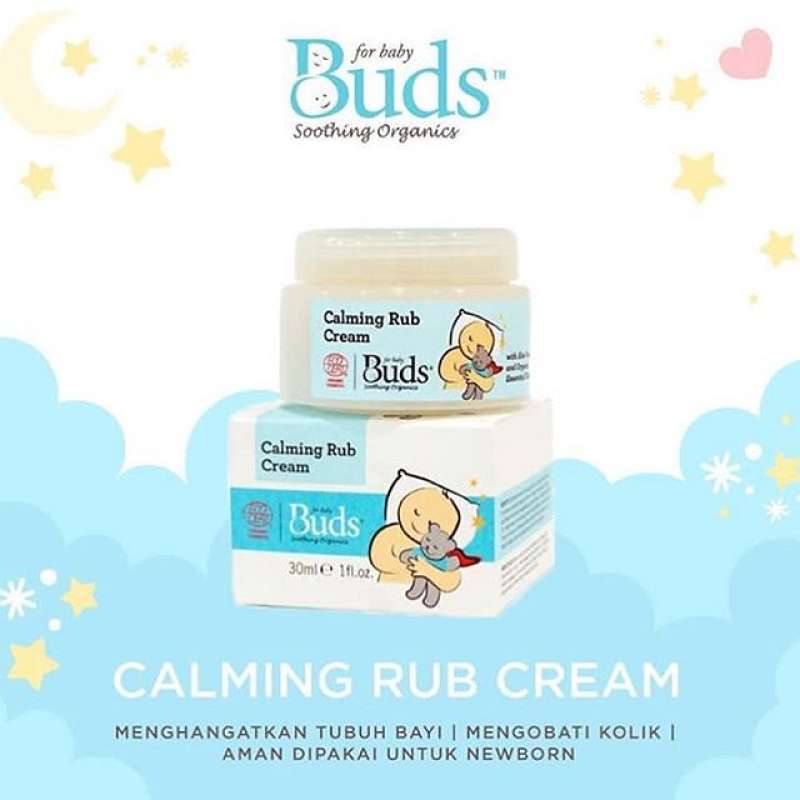 Jual Buds Soothing Organics Calming Rub Cream 30 Ml Exp 2023 Balsem Kolik Colic Minyak Telon Perut Bayi Dan Anak Online September 2020 Blibli Com